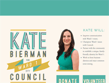 Tablet Screenshot of kate4council.com